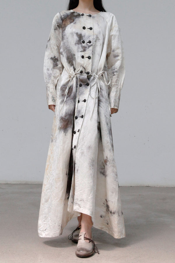 MUTEDANCE Double Breasted Drawstring Blouse MD22SS16 PM34